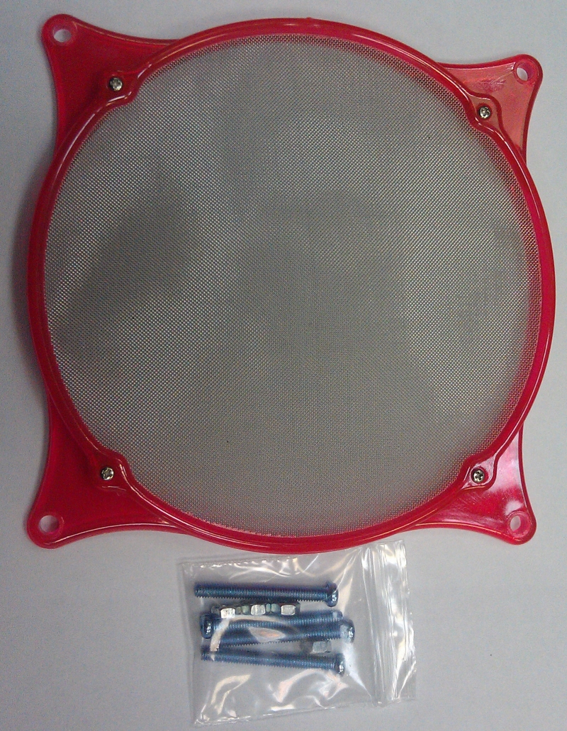 пылевой фильтр Generic air filter Mesh 140mm frame UV-Red