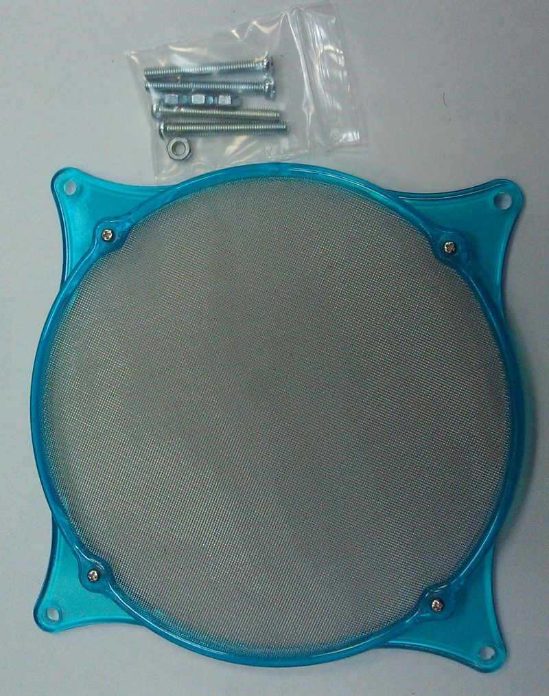 пылевой фильтр Generic air filter Mesh 140mm frame UV-Blue