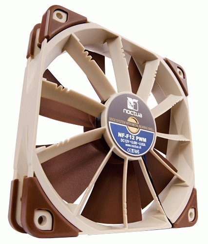 Вентилятор 120x120x25 Noctua NF-F12 PWM 120mm, 1500rpm,  для корпуса ПК