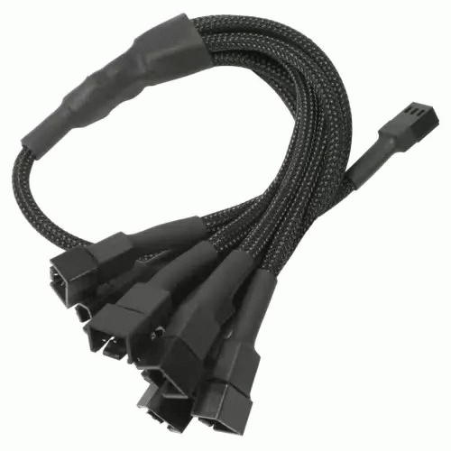 Разветвитель Nanoxia 3-pin в 6 х 3-pin, 60см NX36A60, для вентиляторов, 60 см