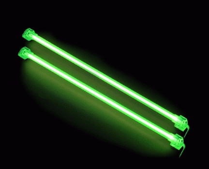 Набор 2 лампы холодный катод Revoltec Twin Cold Cathode Kit Green 31cm RM125