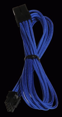 Удлинитель BitFenix 8-pin EPS12V 45cm Blue/Black (BFA-MSC-8EPS45BK-RP)