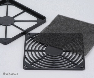 Пылевой фильтр Akasa 60x60  GRM60-30 черный для вентилятора корпуса ПК