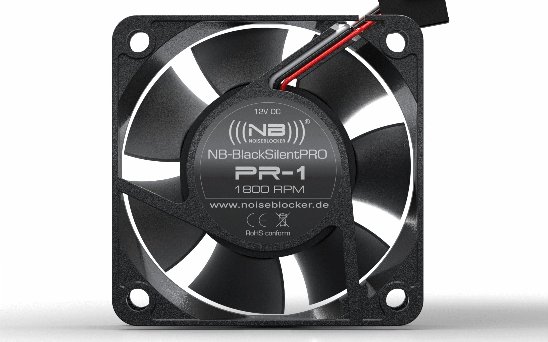 Вентилятор NoiseBlocker 60x60x25 BlackSilentPRO PR-1, 1800rpm