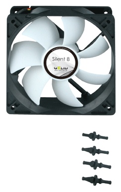 Вентилятор 80х80х25 GELID Solutions Silent 8 1600rpm FN-SX08-16