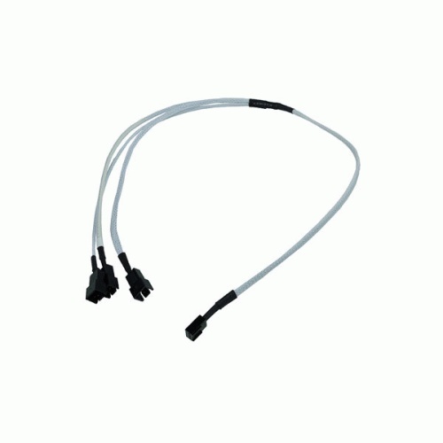 Разветвитель Phobya Y-Cable 3Pin Molex to 3x 3Pin Molex 60cm - UV white 2