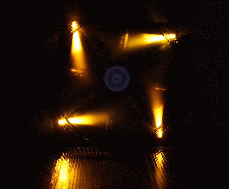 Вентилятор BitFenix 200x200x20 Spectre LED orange (BFF-BLF-20020O-RP)