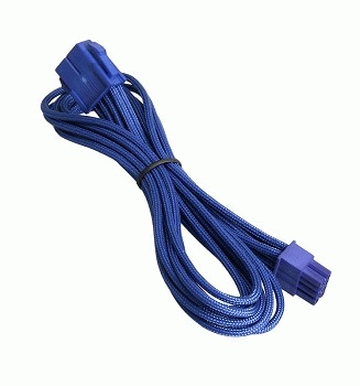 Удлинитель BitFenix 8-pin EPS12V 45cm  blue/blue (BFA-MSC-8EPS45BB-RP)