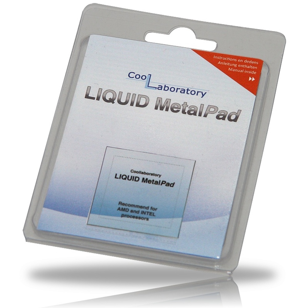 Термопрокладка Coollaboratory Liquid MetalPad 1 x GPU  CL-MP-1G