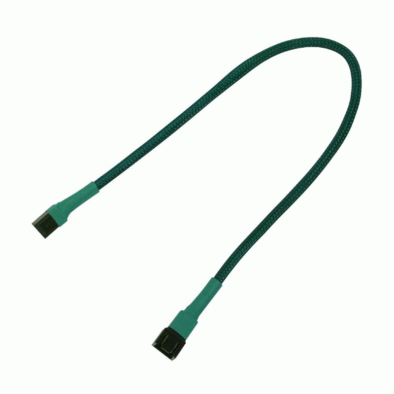 Удлинитель Nanoxia 3-pin, 30см, зеленый NX3PV30G