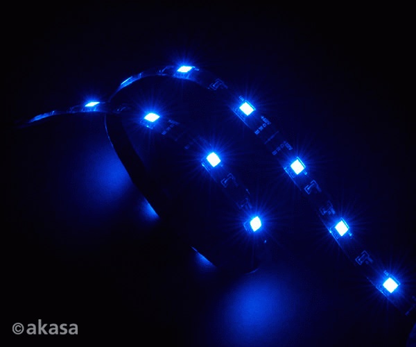 Светодиодная лента Akasa LD02-05BL голубая