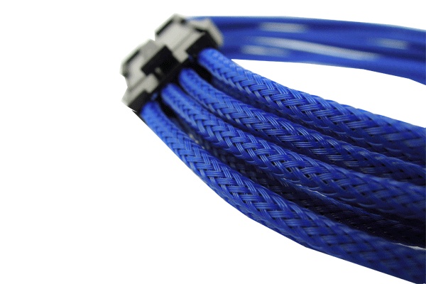 Удлинитель GELID Solutions 8-pin EPS, 30см, индивидуальная оплетка, синий  CA-8P-03