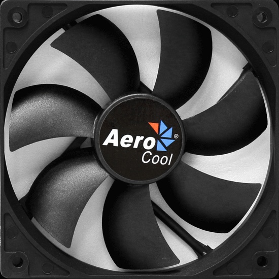 Вентилятор 120x120x25 AeroCool Dark Force, 120mm, 41.4CFM, 22.5dBA
