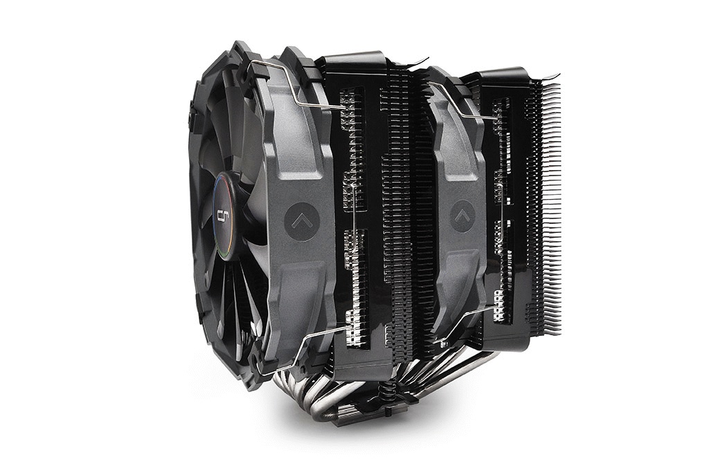 Кулер ЦПУ Cryorig CR-R1A, 7  тепловых трубок, 140 мм вентилятор для процессора  нтилятор,  для процессора