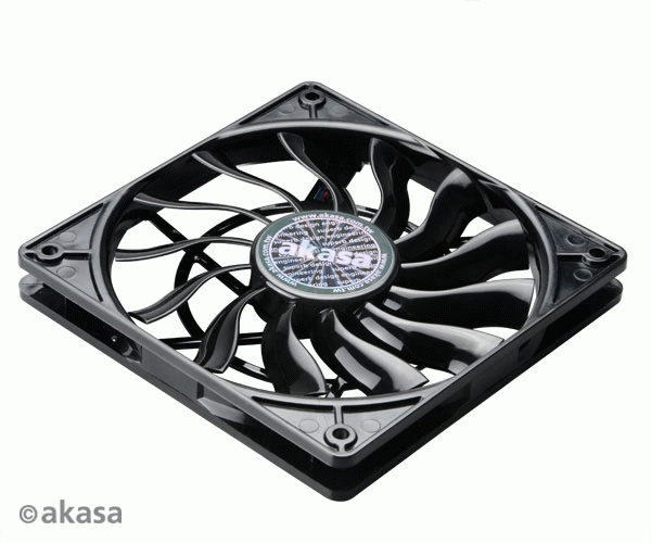  Akasa 120x120x15 Slim PWM AK-FN078, 600-1600rpm, 30.32dB(M)