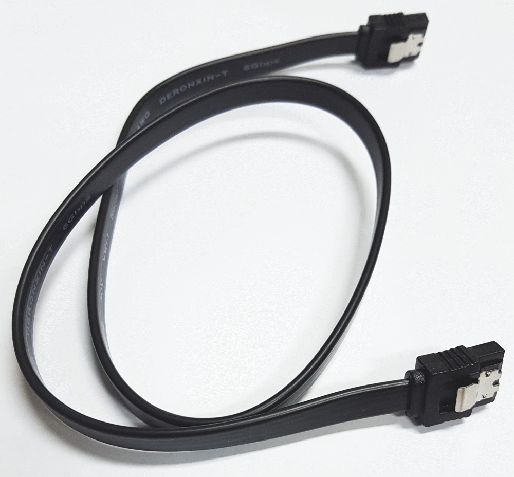 Кабель SATA Generic 6Gb sata3 Прямой с защёлками 50см, для HDD 630100 360900