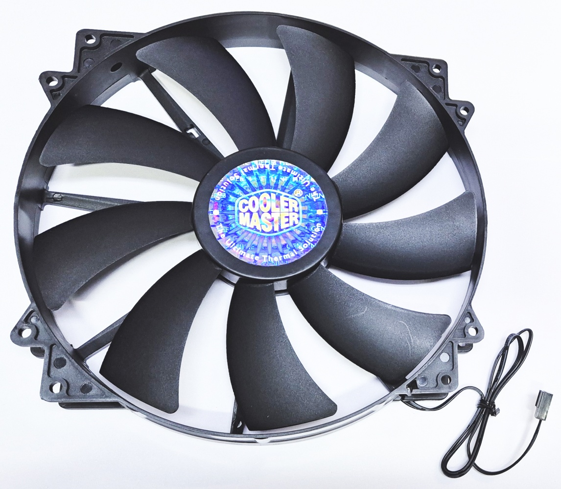  Cooler Master 200x200x30  MegaFlow 200, 700rpm, 19dB(M), 0.16A  (R4-MFJR-07FK-R1)