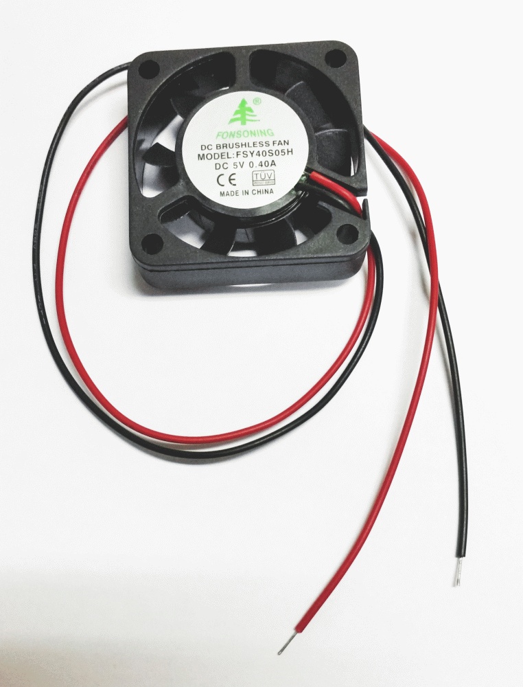  Fonsoning 40x40x10 FSY40S05H, 7000rpm, 28dB(M), 0.20A, 2pin, 5v