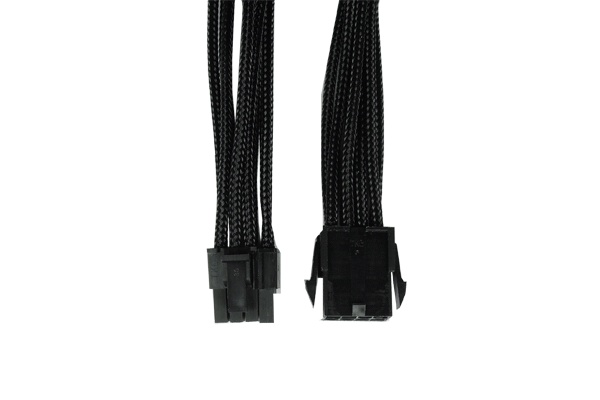 Удлинитель GELID Solutions 8-pin на 6+2-pin PCI-E , 30см, индивидуальная оплетка, черный CA-8P-05