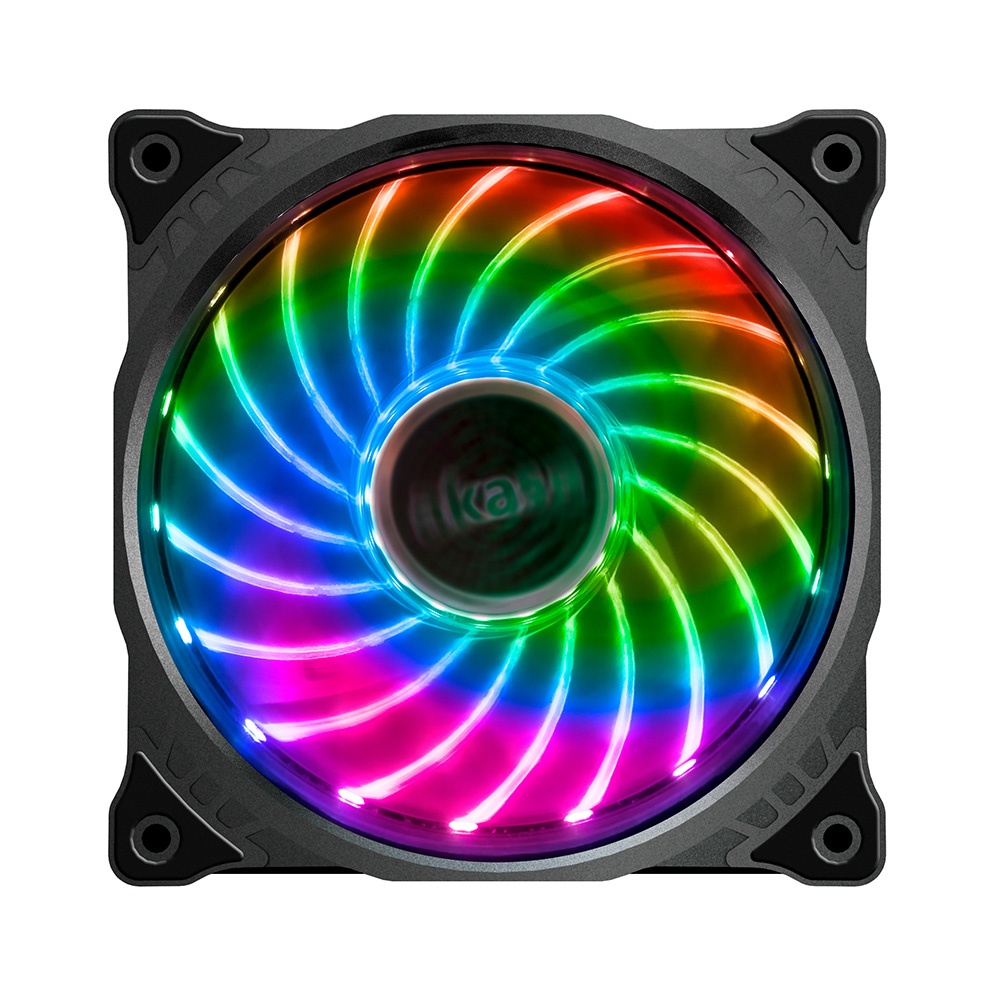 Вентилятор 120x120x25 Akasa AK-FN092 Vegas LED, 1200rpm, 23.2dB(M), 0.26A 7 цветов