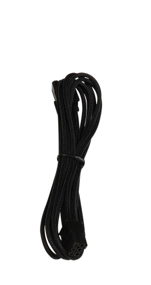 Удлинитель BitFenix 6-pin PCI-E 45cm Black/Black