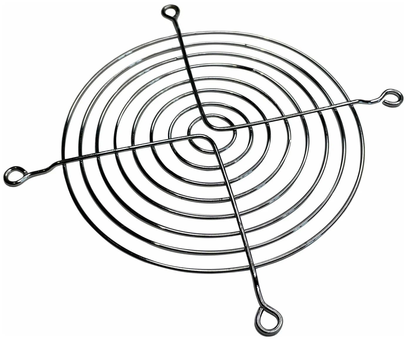 Решетка Akasa 120x120 MG-12 Chrome Fan Guard защитная для вентилятора ПК 120 мм, хром, сталь