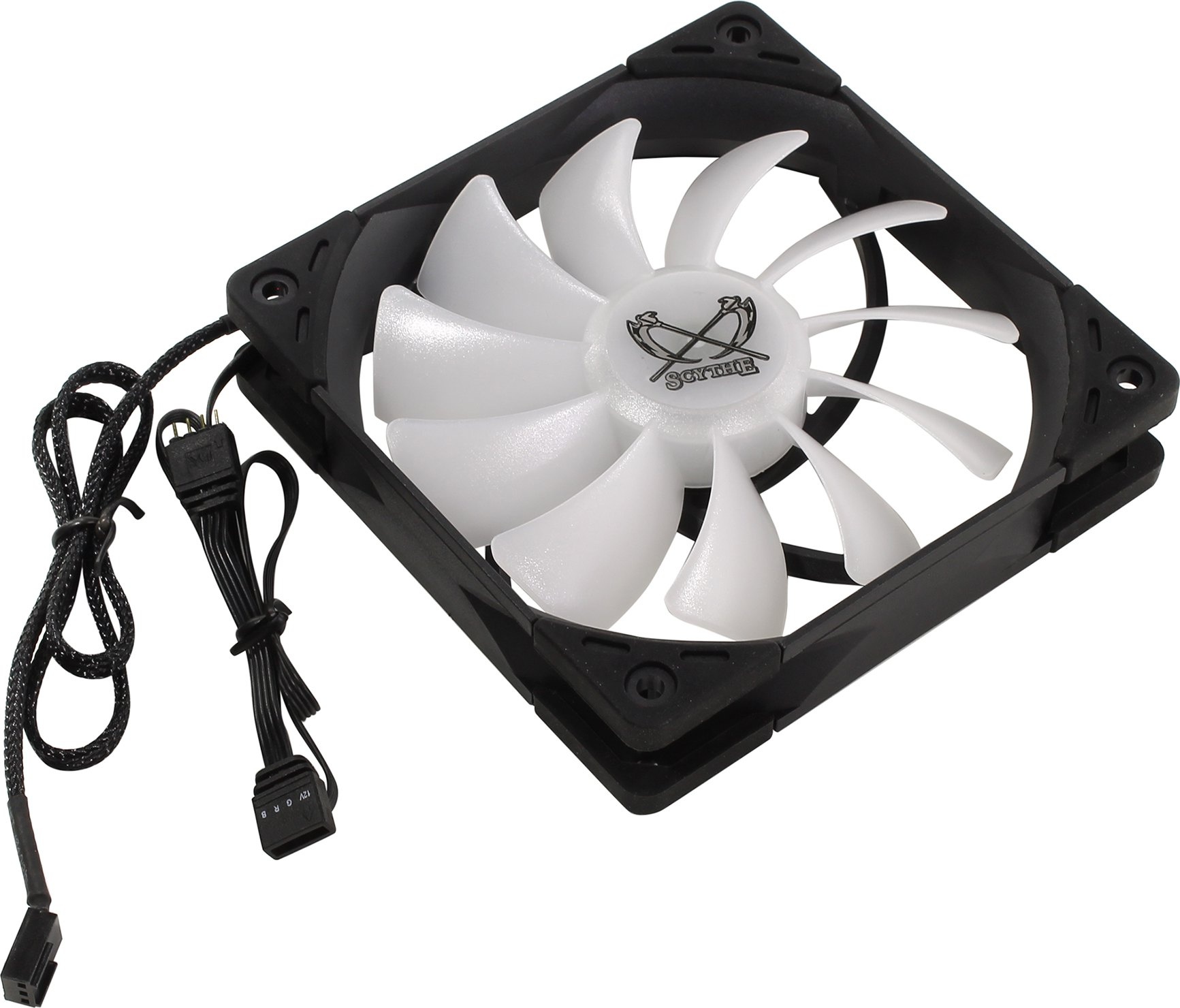 Вентилятор 120x120x27 Scythe Kaze Flex RGB PWM 300 ~ 1800 rpm SU1225FD12HR-RNP