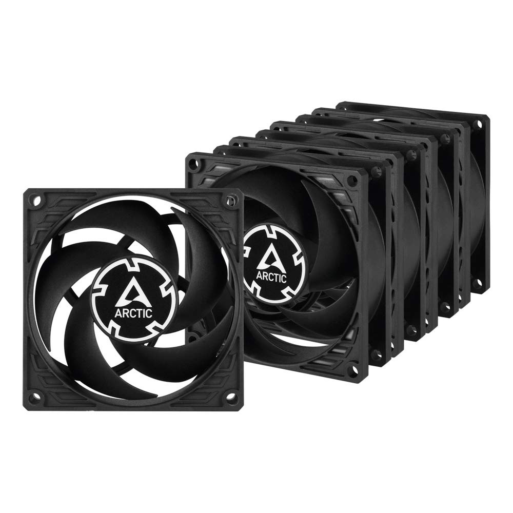 Вентилятор 80х80х25 Arctic P8 Value Pack 5шт. (Black)  ACFAN00153A