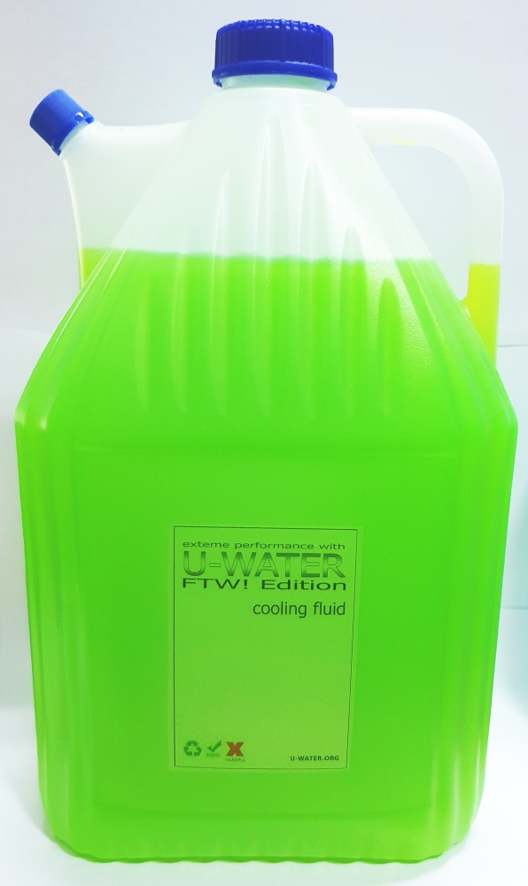 Жидкость - хладагент для СЖО U-WATER UV зеленая U-Water 5 L