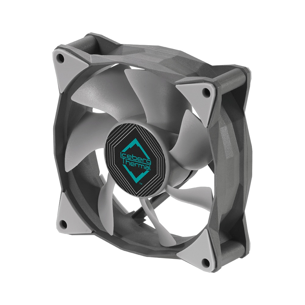 Вентилятор iceberg 80x80x25 IceGALE Xtra GRAY 800 - 3000 RPM