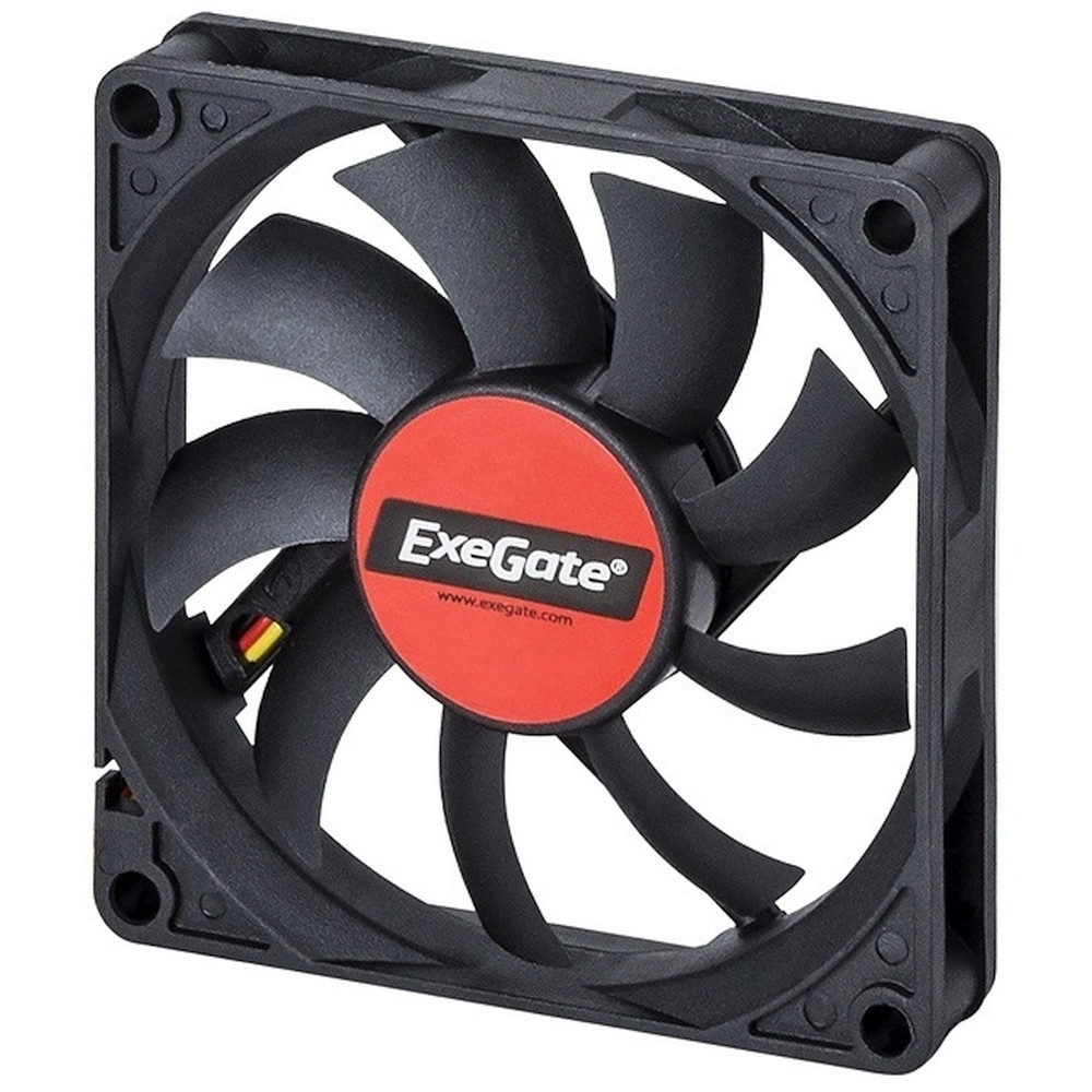 Вентилятор 80х80x15 Exegate ExeGate EX08015S3P, 2000rpm, 22.4dB(M), 0.09A, SBB, 3pin