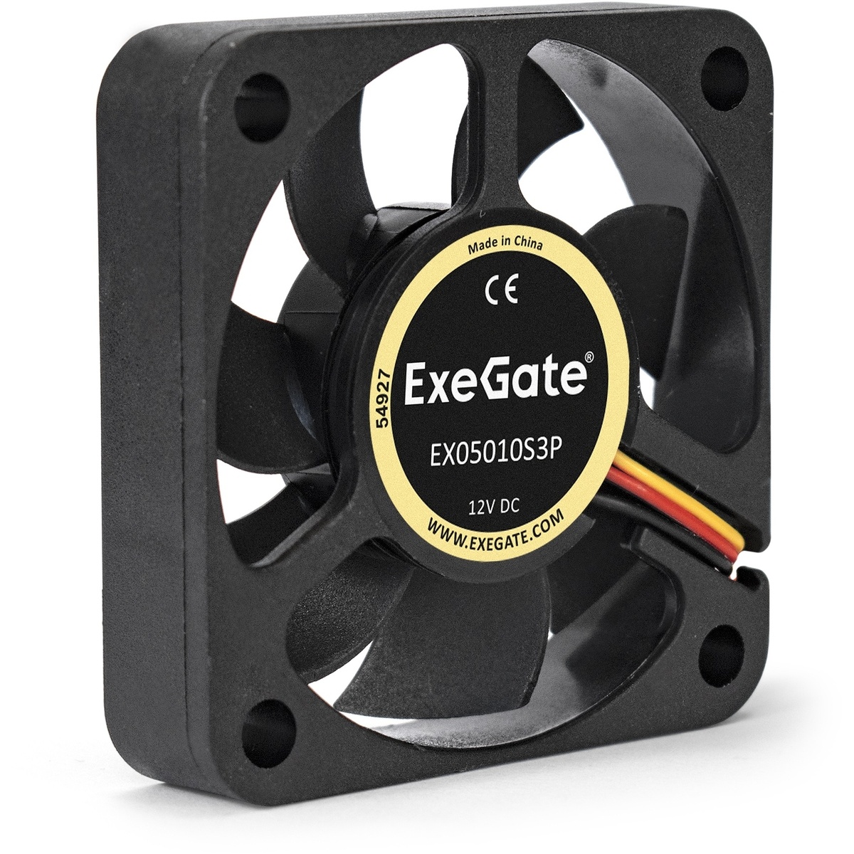  Exegate 50x50x10 EX05010S3P, 5000rpm, 28dB(M), 0.08A. SLB,3pin