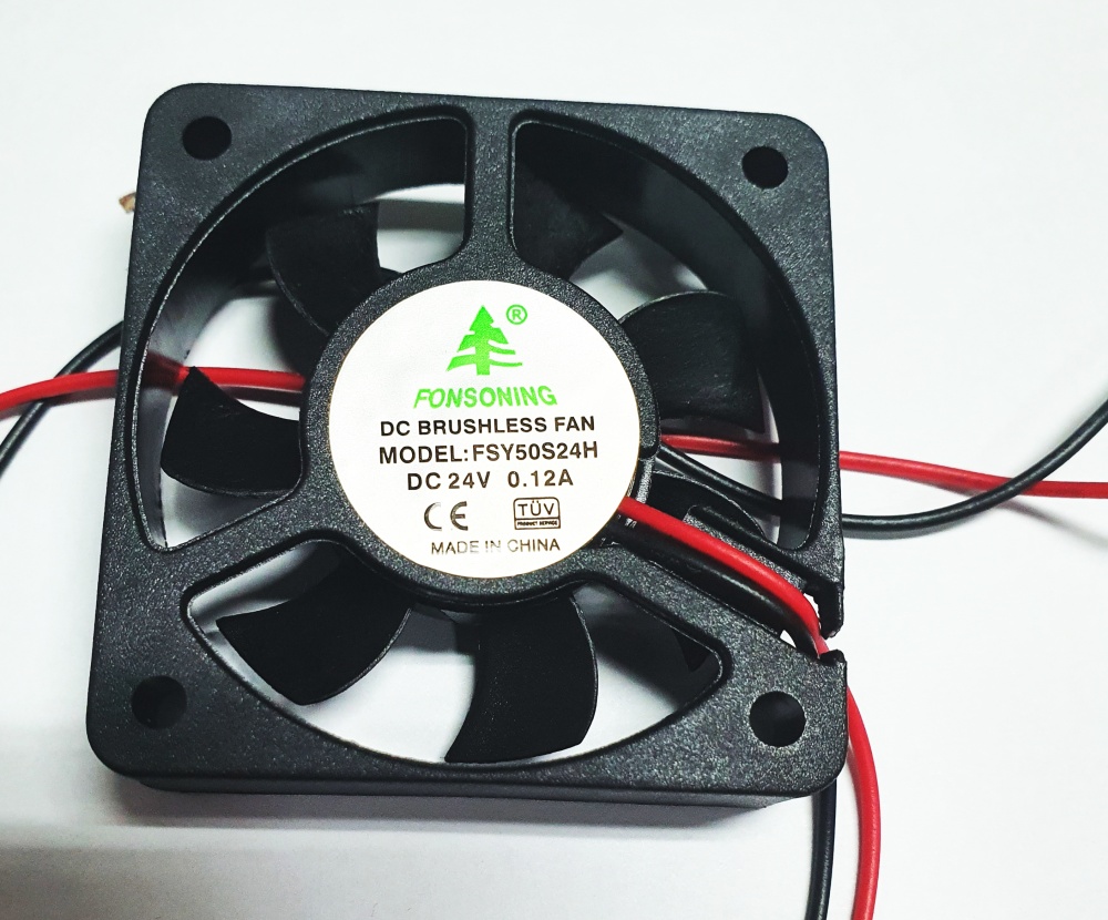  Fonsoning 50X50x10 FSY50S24H, 6000rpm, 33dB(M), 0.09A, 2pin, 24v