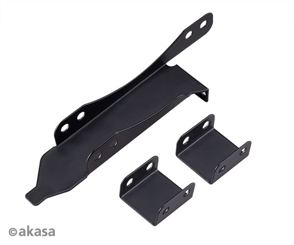 Охлаждение для видеокарт Akasa Кронштейн слота PCI 2x120 mm Fans AK-MX304-12BK
