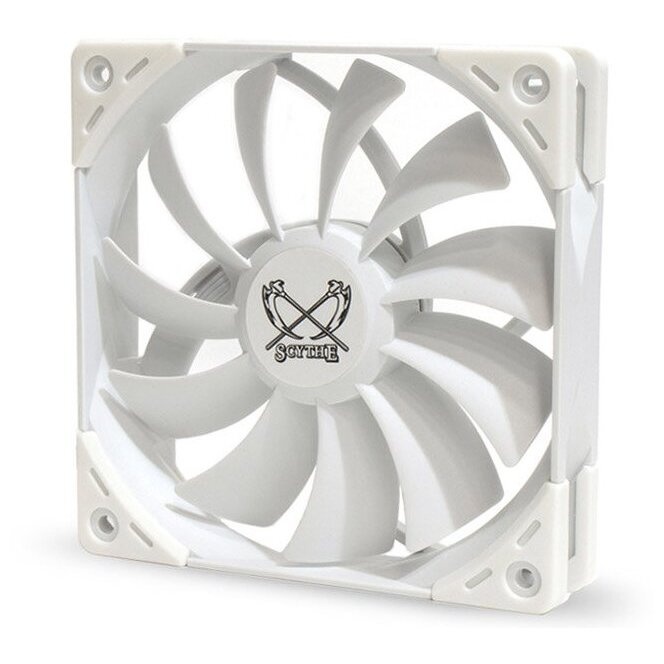 Вентилятор 120x120x27 Scythe Kaze Flex White PWM Fan 1800rpm KF1225FD18W-P