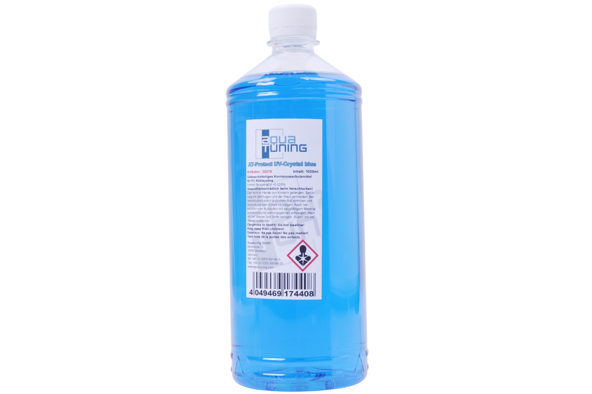 Жидкость - хладагент для СЖО Generic Aquatuning AT-Protect UV-Crystal Blue 1000ml