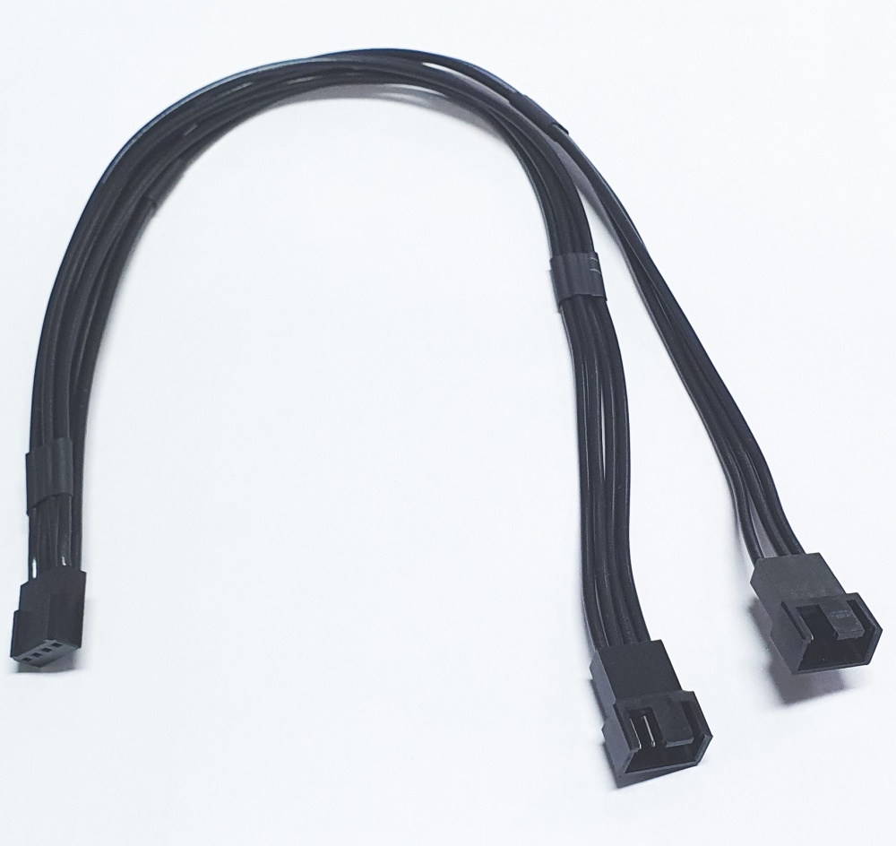 Разветвитель Generic 4pin PWM => 2 x 4pin PWM вентилятора 30сm
