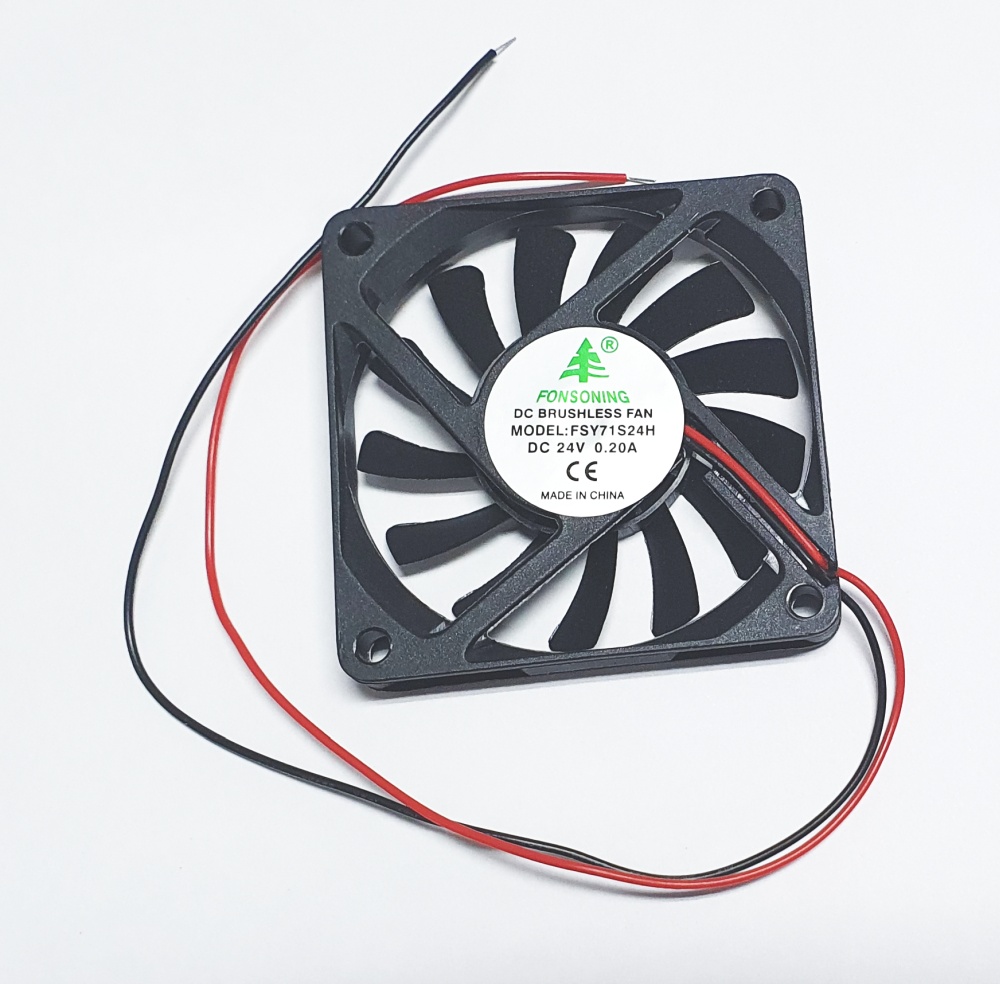  Fonsoning 70x70x10 FSY71S24H, 4000rpm, 29dB(M), 0.40A, 2pin, 24V