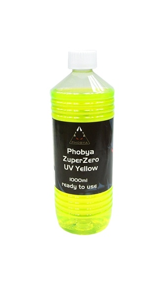 Жидкость - хладагент для СЖО Phobya ZuperZero UV Yellow 1000ml