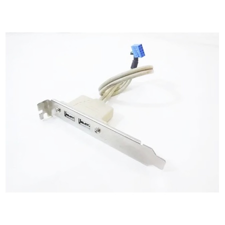 Кабель Generic USB 2.0 Внутренний - Внешний 2х крепеж в слот