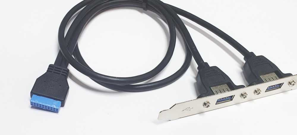 Кабель Generic USB 3.0 Внутренний - Внешний 2х крепеж в слот