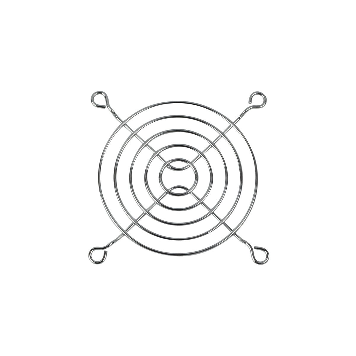 Решетка Arctic 80x80 Fan Grill защитная для вентилятора ПК 80x80 мм, хромированная, металл