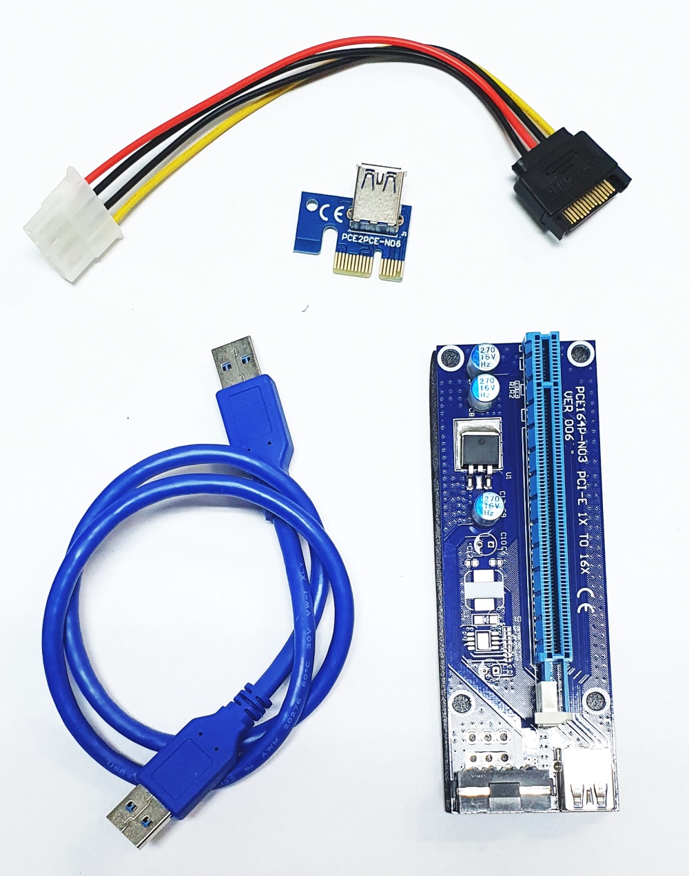  Generic    PCI-E 1X - 16X PCI-E   Riser