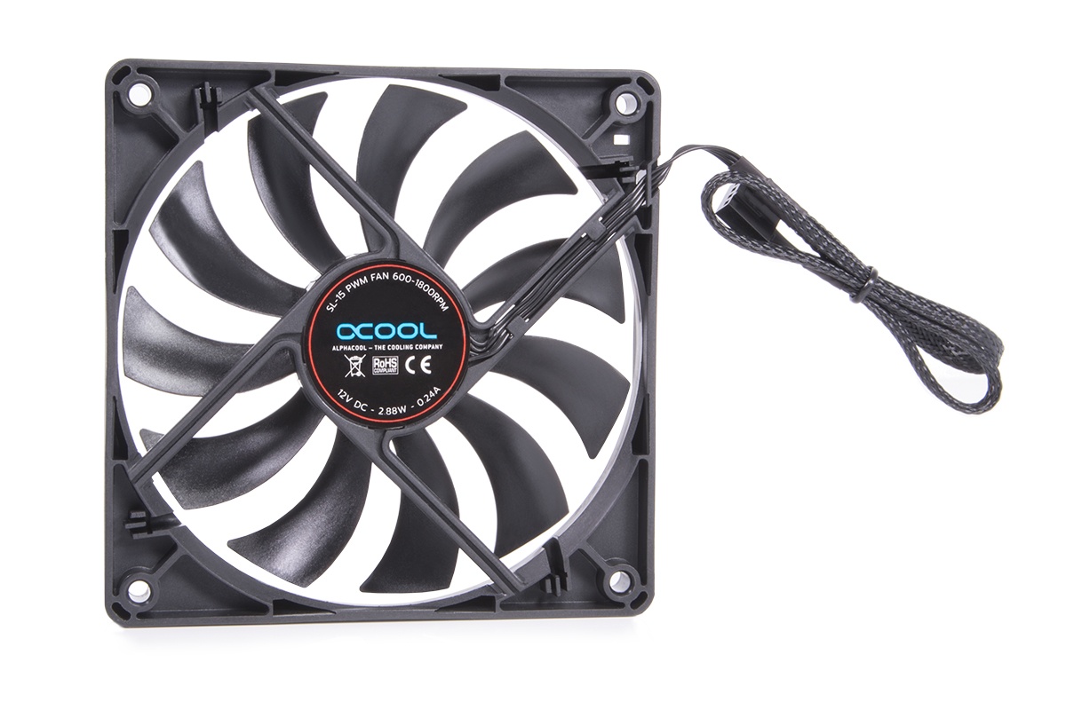 Вентилятор 120x120x15 Alphacool Core SL-15 PWM, 600-1800rpm, 32dB(M), 0.24A