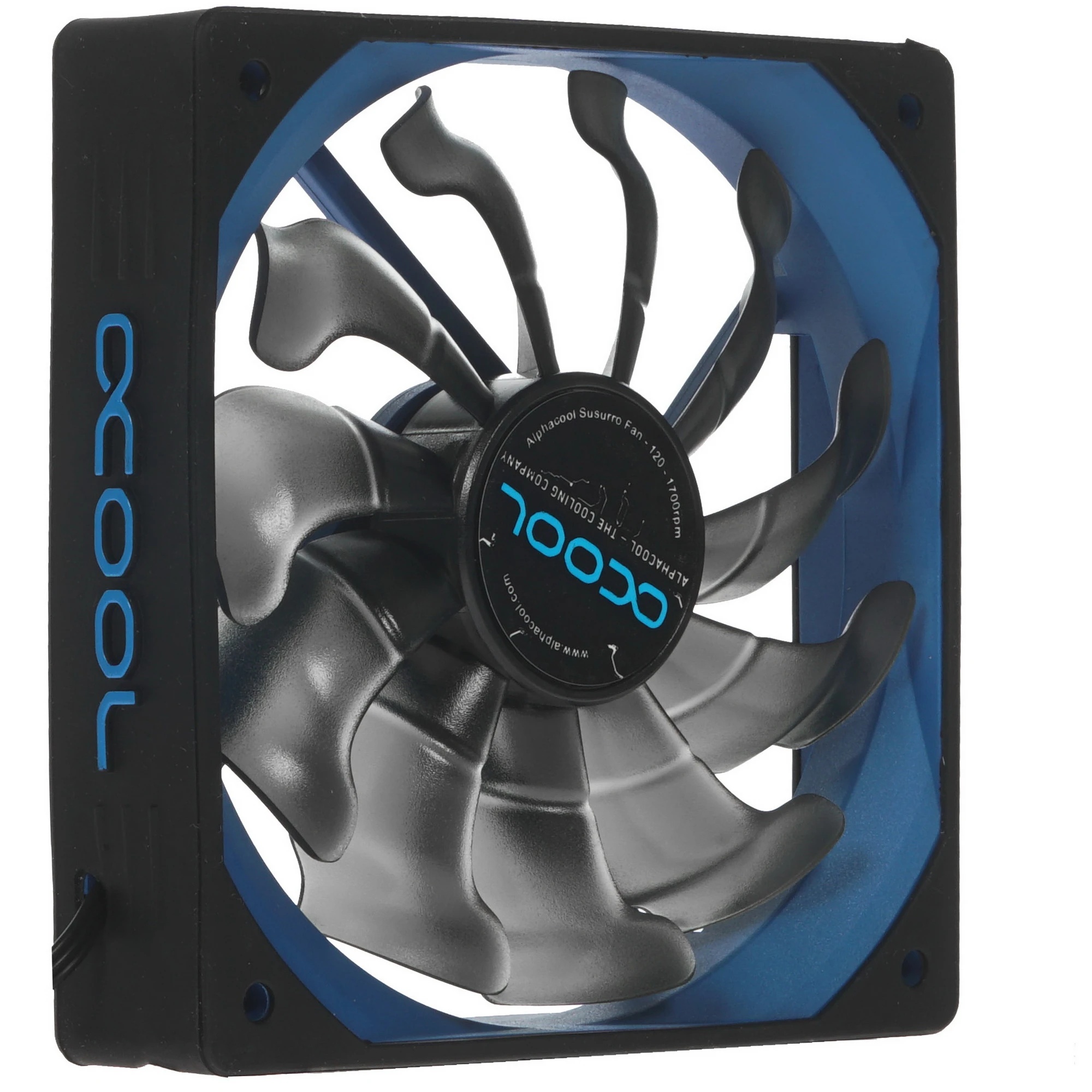  120x120x25 Alphacool Susurro, 1700rpm, 22.5dB(M), 0.25A