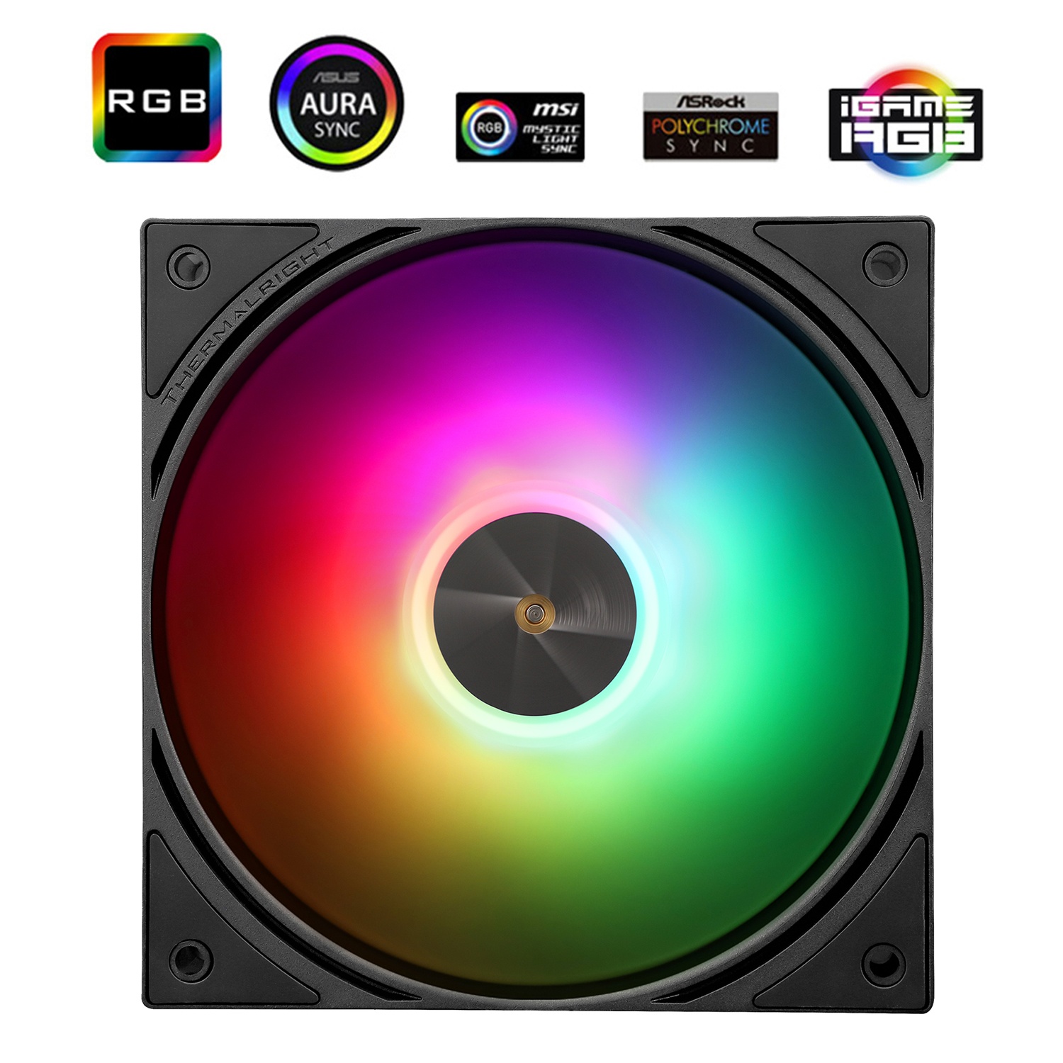 Вентилятор 120x120x25 Thermalright TL-P12-S ARGB PWM, 1500rpm, 22.1dB(M), 0.13A
