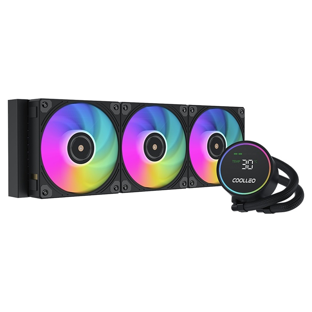 Система жидкостного охлаждения COOLLEO ICE Fairy DIG 360 BK  для процессоров