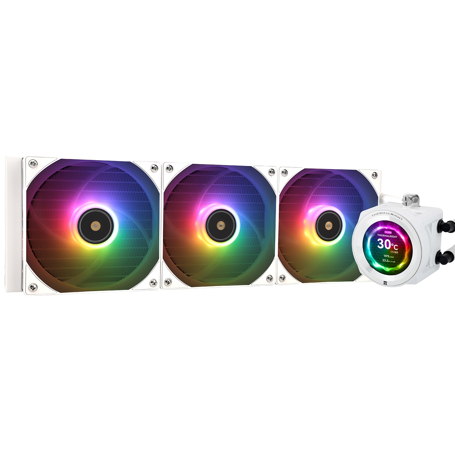 Система жидкостного охлаждения Thermalright Core Vision 360 WHITE ARGB