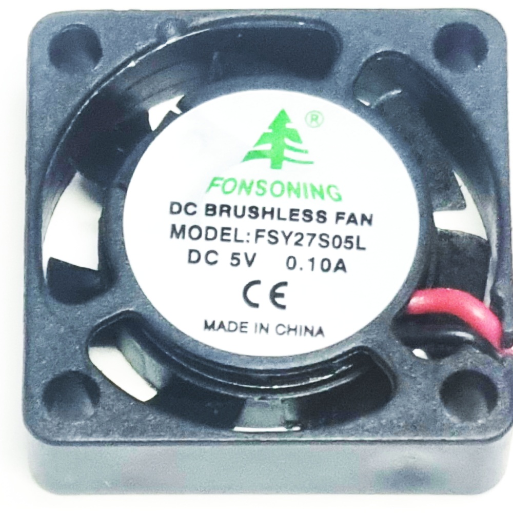 Вентилятор Fonsoning 25x25x7 FSY27S05L, 8000rpm, 16dBM, 0.10A, 5v, 2pin