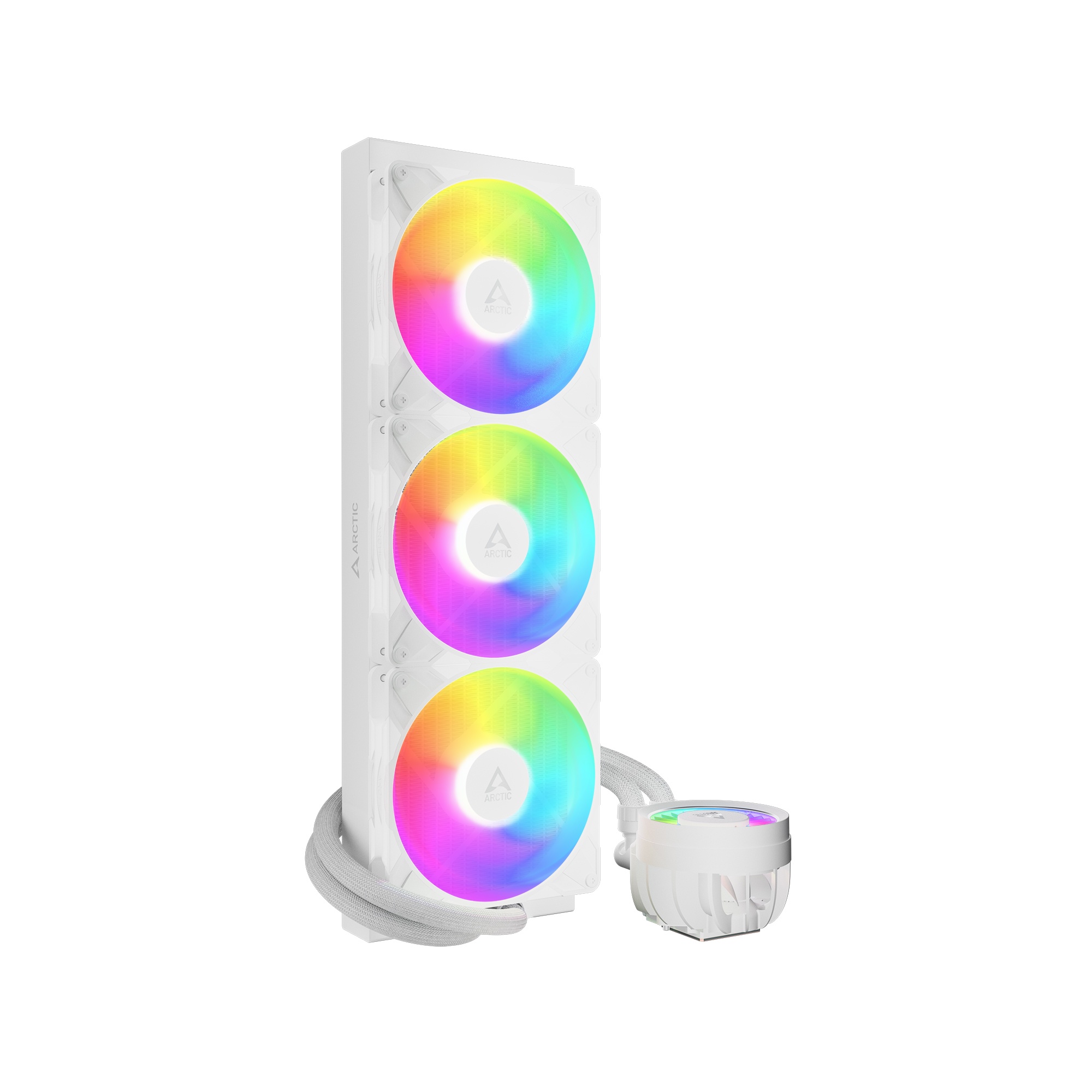 Система жидкостного охлаждения Arctic Liquid Freezer III Pro 420 A-RGB  White ACFRE00189A